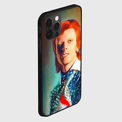 Чехол для iPhone 12 Pro Max Ziggy Stardust Portrait, цвет: 3D-черный — фото 2