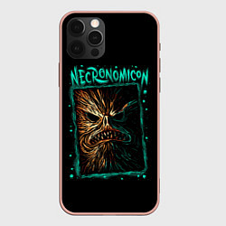 Чехол для iPhone 12 Pro Max Necronomicon, цвет: 3D-светло-розовый