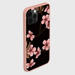 Чехол для iPhone 12 Pro Max Начало весны, цвет: 3D-светло-розовый — фото 2