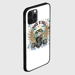Чехол для iPhone 12 Pro Max ROCKNROLL музыкант, цвет: 3D-черный — фото 2