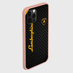 Чехол для iPhone 12 Pro Max Ламборджини, цвет: 3D-светло-розовый — фото 2