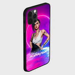 Чехол для iPhone 12 Pro Max Judy Джуди Cyberpunk2077, цвет: 3D-черный — фото 2