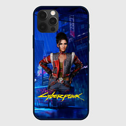 Чехол для iPhone 12 Pro Max Panam Панам Cyberpunk2077, цвет: 3D-черный