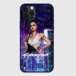 Чехол iPhone 12 Pro Max Judy Cyberpunk2077 Джуди