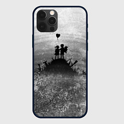Чехол для iPhone 12 Pro Max Бэнкси Дети Любовь Banksy, цвет: 3D-черный
