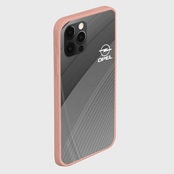 Чехол для iPhone 12 Pro Max OPEL abstraction, цвет: 3D-светло-розовый — фото 2