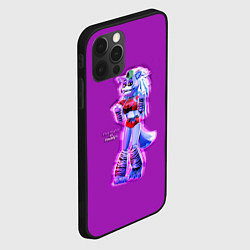 Чехол для iPhone 12 Pro Max Five Nights at Freddys: Security Breach Волчица Ро, цвет: 3D-черный — фото 2