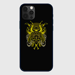 Чехол для iPhone 12 Pro Max Трехглазый Демон Самурай, цвет: 3D-черный