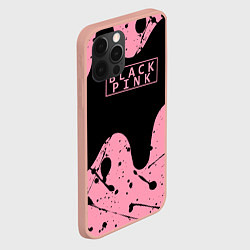 Чехол для iPhone 12 Pro Max Blackpink, цвет: 3D-светло-розовый — фото 2