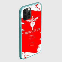 Чехол для iPhone 12 Pro Max Bon jovi, цвет: 3D-мятный — фото 2