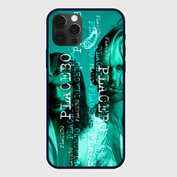 Чехол для iPhone 12 Pro Max Placebo - turquoise, цвет: 3D-черный
