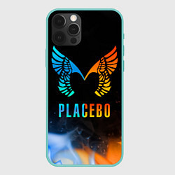 Чехол для iPhone 12 Pro Max Placebo, Logo, цвет: 3D-мятный