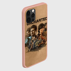 Чехол для iPhone 12 Pro Max Uncharted Анчартед, цвет: 3D-светло-розовый — фото 2