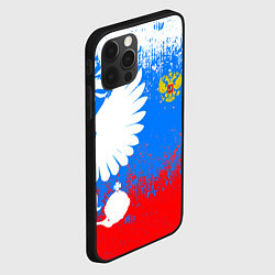 Чехол для iPhone 12 Pro Max Я русский герб, цвет: 3D-черный — фото 2