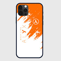 Чехол для iPhone 12 Pro Max Half-life texture, цвет: 3D-черный