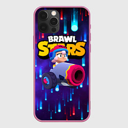 Чехол для iPhone 12 Pro Max Bonny brawlstars Бонни, цвет: 3D-малиновый