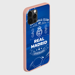Чехол для iPhone 12 Pro Max Real Madrid FC 1, цвет: 3D-светло-розовый — фото 2