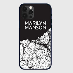 Чехол для iPhone 12 Pro Max Marilyn manson, цвет: 3D-черный