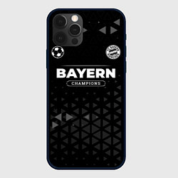 Чехол для iPhone 12 Pro Max Bayern Форма Чемпионов, цвет: 3D-черный