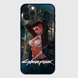 Чехол для iPhone 12 Pro Max VI ВИ CYBERPUNK2077, цвет: 3D-черный