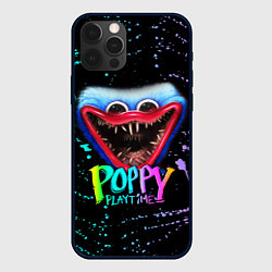 Чехол для iPhone 12 Pro Max POPPY PLAYTIME HAGGY WAGGY - ПОППИ ПЛЕЙТАЙМ краска, цвет: 3D-черный