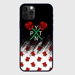 Чехол для iPhone 12 Pro Max PYTN X ROSE пейтон моормиер, цвет: 3D-черный