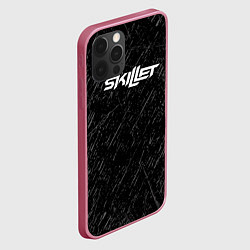 Чехол для iPhone 12 Pro Max Skillet Скиллет Logotip, цвет: 3D-малиновый — фото 2