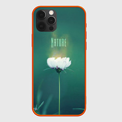 Чехол для iPhone 12 Pro Max Природа - цветок, цвет: 3D-красный