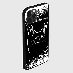 Чехол для iPhone 12 Pro Max Rage Against The Machine Rock Cat, цвет: 3D-черный — фото 2