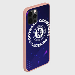 Чехол для iPhone 12 Pro Max Chelsea Легенды Чемпионы, цвет: 3D-светло-розовый — фото 2