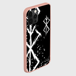 Чехол для iPhone 12 Pro Max КЛЕЙМО ЖЕРТВЫ - БЕРСЕРК, цвет: 3D-светло-розовый — фото 2