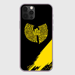 Чехол для iPhone 12 Pro Max Wu-tang clan логотип, цвет: 3D-серый