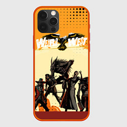 Чехол для iPhone 12 Pro Max Weird West, цвет: 3D-красный