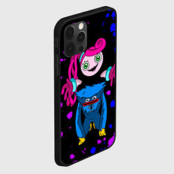Чехол для iPhone 12 Pro Max Poppy Playtime Хагги Вагги и Мама Длинные Ноги, цвет: 3D-черный — фото 2