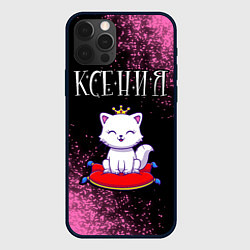 Чехол для iPhone 12 Pro Max Ксения КОШКА Арт, цвет: 3D-черный