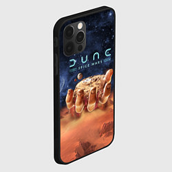 Чехол для iPhone 12 Pro Max Dune: Spice Wars песчаные дюны и рука с базой, цвет: 3D-черный — фото 2