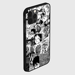 Чехол для iPhone 12 Pro Max Дорохэдоро pattern, цвет: 3D-черный — фото 2