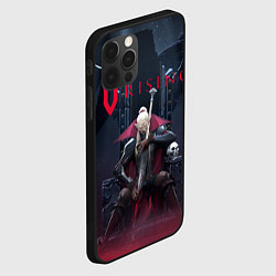 Чехол для iPhone 12 Pro Max Вампир на троне V Rising, цвет: 3D-черный — фото 2