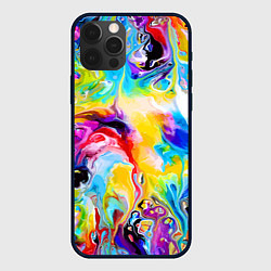 Чехол iPhone 12 Pro Max Неоновые всплески красок Лето Neon splashes of col