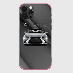 Чехол для iPhone 12 Pro Max Lexus auto, цвет: 3D-малиновый