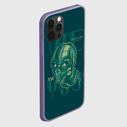 Чехол для iPhone 12 Pro Max А ты инопланетянин?, цвет: 3D-серый — фото 2