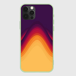 Чехол для iPhone 12 Pro Max Волны песка и лавы, цвет: 3D-салатовый