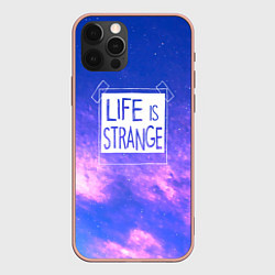 Чехол для iPhone 12 Pro Max Life is Strange Remastered - Фрактал, цвет: 3D-светло-розовый