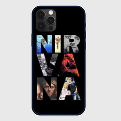 Чехол для iPhone 12 Pro Max Nirvana Альбомы, цвет: 3D-черный