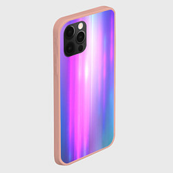 Чехол для iPhone 12 Pro Max Northern lights, Северное сияние, неоновое свечени, цвет: 3D-светло-розовый — фото 2