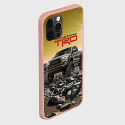 Чехол для iPhone 12 Pro Max Toyota Racing Development Desert Тойота в каменист, цвет: 3D-светло-розовый — фото 2