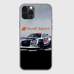 Чехол для iPhone 12 Pro Max Ауди Спорт Гоночная команда Audi sport Racing team, цвет: 3D-серый
