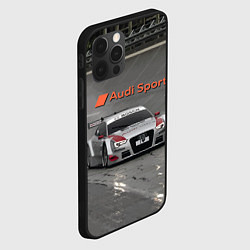 Чехол для iPhone 12 Pro Max Audi Sport Racing Team Short Track Car Racing Авто, цвет: 3D-черный — фото 2