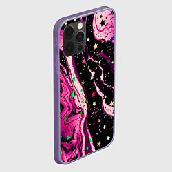 Чехол для iPhone 12 Pro Max Pink Night, цвет: 3D-серый — фото 2