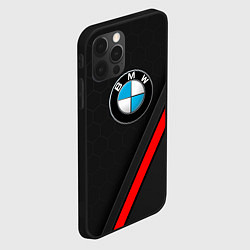 Чехол для iPhone 12 Pro Max Bmw - бмв Абстракция, цвет: 3D-черный — фото 2